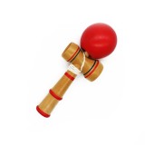 Joc de Indemanare Kendama din lemn cu bila colorata,diverse culori,19x7 cm