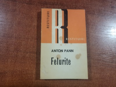 Felurite de Anton Pann foto