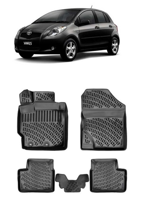 Set Covorase Auto Cauciuc Toyota Yaris Xp90 II (2005-2013)