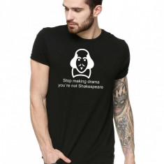 Tricou barbati negru - Shakespeare Drama - S