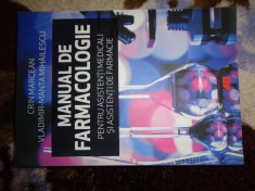 Manual de farmacologie pentru asistenti medicali si asistenti de farmacologie - Crin Marcean , Vladimir Manta Mihailescu / an 2018,500 pagini