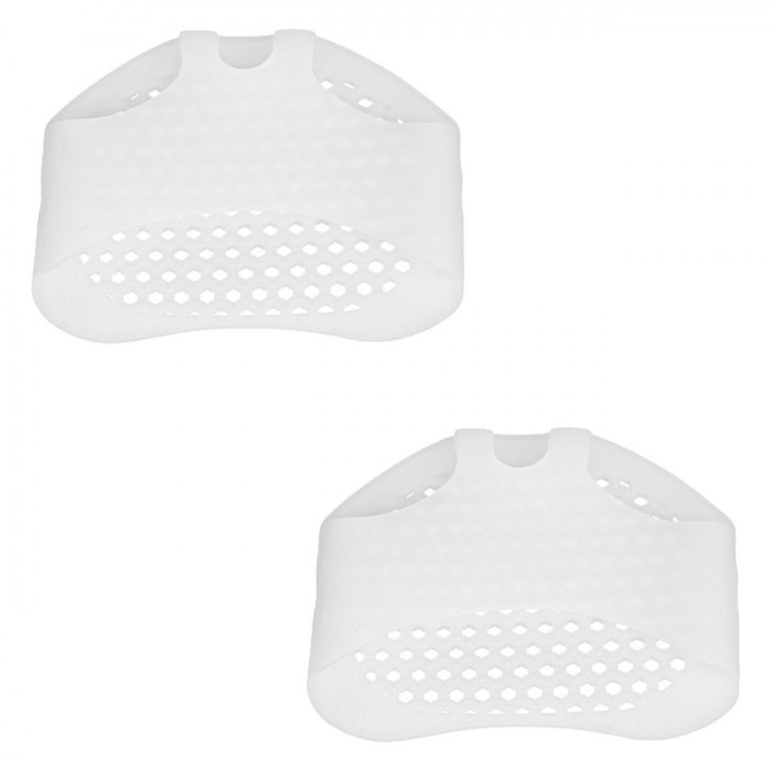 Pernuțe Metatarsiene din Silicon, Set 2 Bucăți, Alb