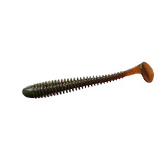 Năluca soft Crazy Fish Vibro Worm 100mm culoare 14 Squid