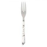 Furculiță Tac&acirc;muri Marble Simple 21.5cm, Oțel Inoxidabil, M&acirc;ner Marmură, Multicolor, Oem