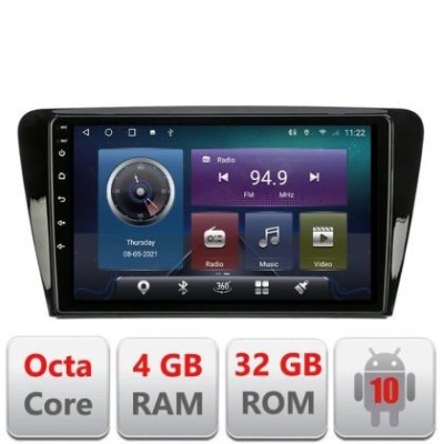 Navigatie Skoda Rapid Seat Toledo 2013+ Android radio gps internet Octa core 4+32 Kit-rapid+EDT-E409 v1 CarStore Technology foto