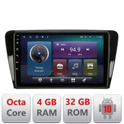 Navigatie Skoda Rapid Seat Toledo 2013+ Android radio gps internet Octa core 4+32 Kit-rapid+EDT-E409 v1 CarStore Technology