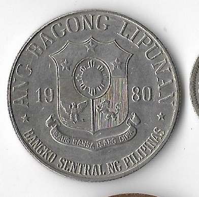 Moneda 1 piso 1980 - Filipine foto