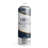 Spray Alcool 100%, 92% Alcool etilic, 2% alcool izopropilic,1% tert-butanol,1% benzoat de denatoniu, gaz de antrenare, 500 ml, Delight