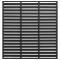 vidaXL Panou de gard, negru, 180x180 cm, WPC