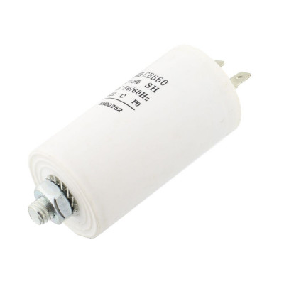 Condensator pornire motor, 10&amp;micro;F, 450V, SR PASSIVES, CBB60E-10/450, T100520 foto