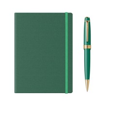 Pix Cross Bailey verde cu agenda A5