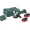 Polizor unghiular cu acumulator 18V, 125mm, Metabo W 18 LTX QUICK, 4Ah