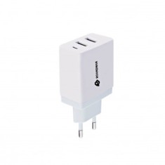 INCARCATOR RETEA 2 X USB 2.1A, RO&amp;MAN RC06, ALB, BLISTER