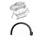 Bandou aripa, ornament fata VW T-Cross, 01.2019-, partea stanga, original,