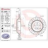 Set disc frana Mercedes Clasa M (W164) 02.05-12.12, R-Class (W251 V251) 08.05-10.17, Spate, 365X26mm, ventilat, BREMBO
