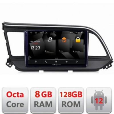 Navigatie HHyundai Elantra 2018- 5960Pro-1581 Android Octa Core Qualcomm 2K Qled 8+128 DTS DSP 360 4G Optical CarStore Technology foto