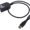 Cablu de programare OMRON CS1W-CIF31 cu interfaţă RS232C și USB