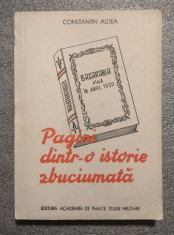 Constantin Aldea - Pagini dintr-o istorie zbuciumată: Basarabia p&acirc;nă &icirc;n 1920