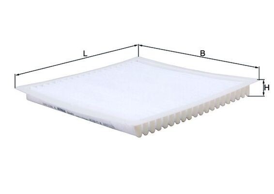 MAHLE LA 477 Filtru, aer habitaclu