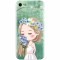 Husa silicon pentru Apple Iphone 6 Plus, Girl