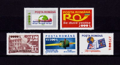 ✅RO 2002 , LP 1590 ,&amp;quot;Servicii postale I&amp;quot; , serie, MNH foto