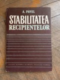 A. Pavel - Stabilitatea recipientelor