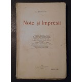 G. Ibrăileanu - Note și impresii (1920)
