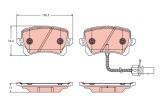 TRW GDB2389 set placute frana,frana disc