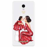 Husa silicon pentru Xiaomi Remdi Note 3, Double Red Dress
