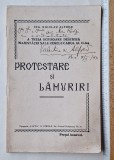 Nicolau Alfred &ndash; Protestare și lămuriri (1931) cu autograf rar, Carol II