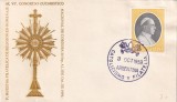 FILATELIE TEMATICA - PLIC ARGENTINA RELIGIE CONGRES EUHARISTIC