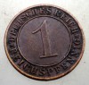 B.224 GERMANIA WEIMAR 1 REICHSPFENNIG 1934 D, Europa, Bronz