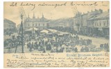 5237 - SIGHET, Maramures, Market, Litho, Romania - old postcard - used - 1904, Circulata, Printata