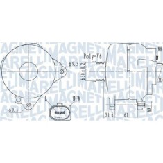Alternator Audi A3; Seat Altea, Ibiza 4, Leon, Toledo 4; Skoda Fabia 2, Octavia 2, Rapid, Roomster, Yeti; Vw Beetle, Golf Plus 5, Golf 6, Polo 5, 1.2