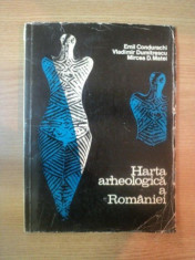 HARTA ARHEOLOGICA A ROMANIEI de E. CONDURACHI , V. DUMITRESCU , M.D. MATEI , 1972 foto