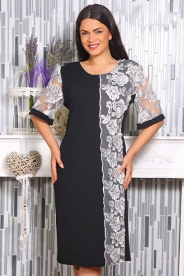 Rochie de Ocazie Sofina negru - 42Marimea foto