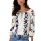 Bluza dama tip ie R256 bej/albastru , marimea 2XL