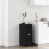 VidaXL Cabinet de Apotecă Stejar negru 30 x 41 x 77.5 cm Lemn compozit