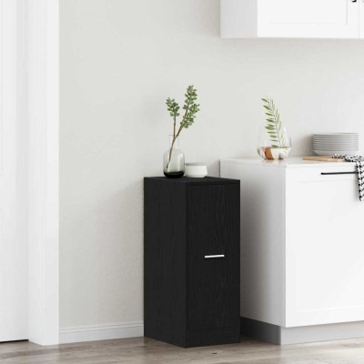 vidaXL Cabinet de Apotecă Stejar negru 30 x 41 x 77.5 cm Lemn compozit foto