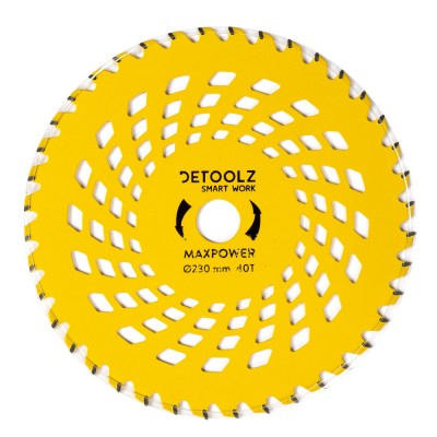 Disc motocoasa 40T dinti vidia, 230x25.4x2 mm, MaxPower, DZ-MC7003-S001-G01 foto