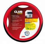 Husa volan camion Club premium - M - &Oslash; 44/46cm - Rosu Garage AutoRide