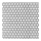 Grila spoiler Automax aluminiu neagra 100x25cm, ochi de 16x7 mm , 1 buc.