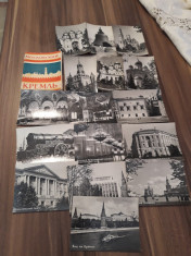 SET 16 MINI VEDERI/CARTI POSTALE URSS ALB-NEGRU ANII 60 foto