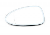 Geam oglinda exterioara cu suport fixare Porsche Macan (95b), 12.2013-, partea Stanga, incalzit; sticla asferica; geam cromat; 2 pini (poli), Afterma, Rapid