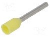 Terminal cu compresie, cablu 0.25mm2, cositorit, ERGOM - E08KH-02010100701