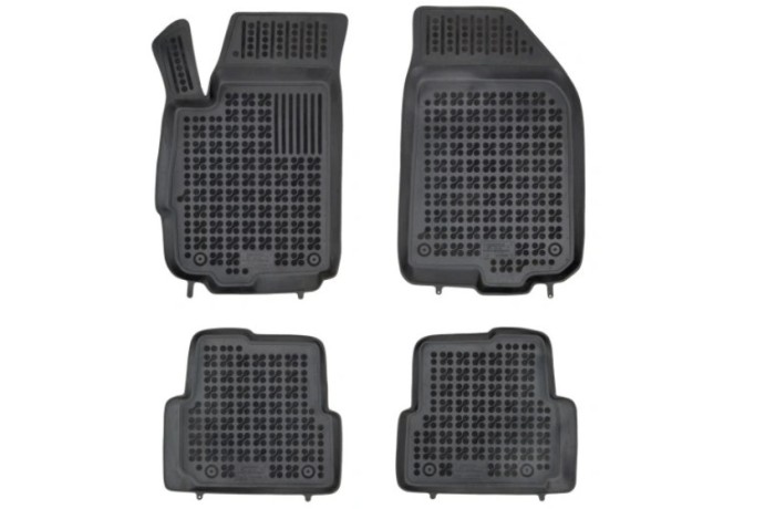 Covorase auto Chevrolet Aveo (T300), 05.2011-2014, negru; elastomer, RapidAuto