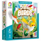 Smart Games - 5 Little Birds joc de logica cu 60 de provocari 5+ ani editie internationala, LUDICUS GAMES SRL