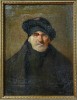 Portret Marinar Bretania, Scoala Franceza 1900, Ulei/Panza 28x34cm, Tablou Vechi