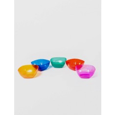 Bol cristal patrat, 14x14x8 cm, Sterk, diverse culori, NR.1