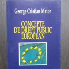 CONCEPTE DE DREPT PUBLIC EUROPEAN - GEORGE CRISTIAN MAIOR